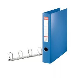 Gyűrűskönyv A4, Maxi 6cm, 4 gyűrű, D alakú, PP Esselte Jumbo Vivida kék Író- irodaszer, papíráru Esselte