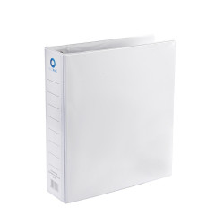 Gyűrűskönyv panorámás A4, 7,6cm, 4 gyűrűs Bluering® fehér Író- irodaszer, papíráru Bluering