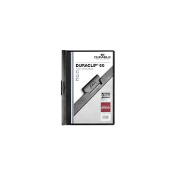 Klip mappa 60lap Durable Duraclip®, fekete Író- irodaszer, papíráru Durable