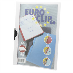 Klipp mappa A4, 60lap Durable Euroclip fehér Író- irodaszer, papíráru Durable
