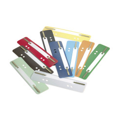 Gyorsfűző szerkezet, lefűzőlapocska, PP Durable 250 db/doboz vegyes színek Író- irodaszer, papíráru Durable