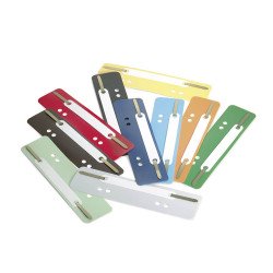 Gyorsfűző szerkezet, lefűzőlapocska, PP Durable 250 db/doboz vegyes színek Író- irodaszer, papíráru Durable