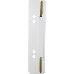 Gyorsfűző szerkezet, lefűzőlapocska, PP Durable 25 db/csomag, fehér Író- irodaszer, papíráru Durable