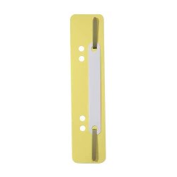 Gyorsfűző szerkezet, lefűzőlapocska, PP Durable 25 db/csomag, sárga Író- irodaszer, papíráru Durable