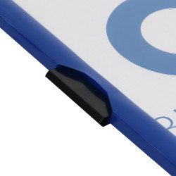 Gyorsfűző klip mappa A4, műanyag 60laphoz fém klippes Bluering® kék Író- irodaszer, papíráru Bluering