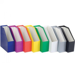 Iratpapucs 9cm, karton, fóliázott Bluering® fekete Író- irodaszer, papíráru Bluering