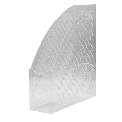 Iratpapucs 8cm, műanyag, 80x300x250mm, Bluering®, víztiszta Író- irodaszer, papíráru Bluering