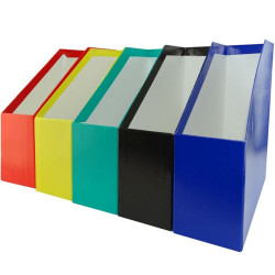 Iratpapucs 9cm, karton, lakkozott Bluering® kék Író- irodaszer, papíráru Bluering