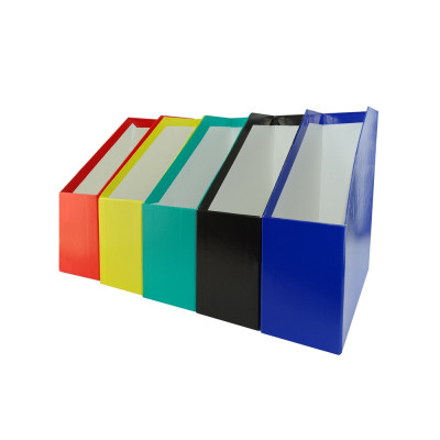 Iratpapucs 9cm, karton, lakkozott Bluering® piros