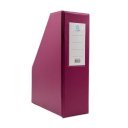 Iratpapucs 9cm, PVC lapraszerelet Bluering®, bordó