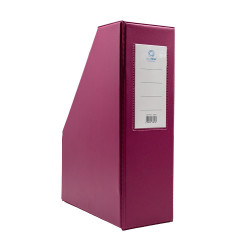 Iratpapucs 9cm, PVC lapraszerelet Bluering®, bordó