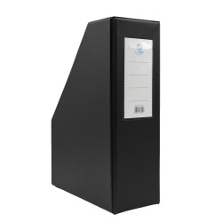 Iratpapucs 9cm, PVC lapraszerelet Bluering®, fekete