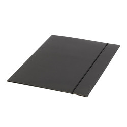 Gumis mappa A4, 400g. karton Fornax Glossy fekete Író- irodaszer, papíráru Fornax