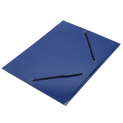 Gumis mappa A4, 400g. karton Fornax Glossy kék Író- irodaszer, papíráru Fornax