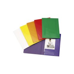 Gumis mappa A4, 600g. FC karton Fornax Glossy piros Író- irodaszer, papíráru Fornax