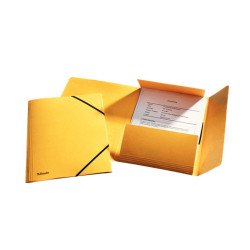 Gumis mappa A4, prespán karton, 15mm, Esselte Rainbow sárga Író- irodaszer, papíráru Esselte