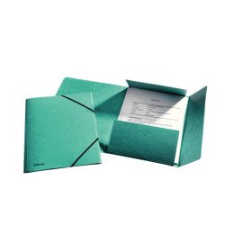 Gumis mappa A4, prespán karton, 15mm, Esselte Rainbow zöld Író- irodaszer, papíráru Esselte
