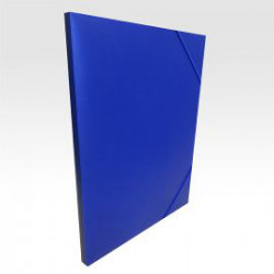 Gumis mappa A4, műanyag gerincvastagított 15mm, Bluering® kék Író- irodaszer, papíráru Bluering
