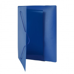 Gumis mappa A4, műanyag gerincvastagított 30mm, Bluering® kék Író- irodaszer, papíráru Bluering