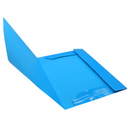 Gumis mappa A4, 350g. karton sarok gumírozással Bluering®, kék