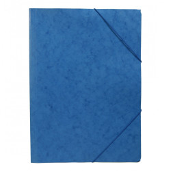 Gumis mappa A4, festett prespán mintás karton Bluering® kék Író- irodaszer, papíráru Bluering