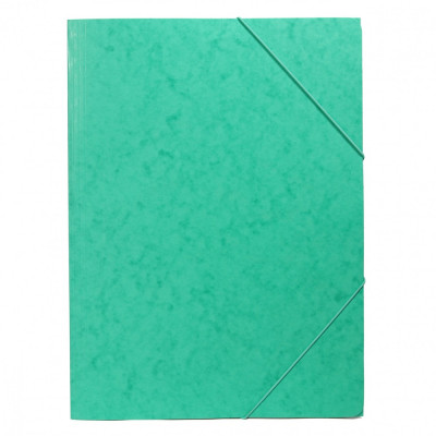 Gumis mappa A4, festett prespán mintás karton Bluering® zöld Gumis mappa A4, festett prespán mintás karton Bluering® zöld