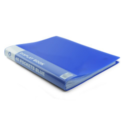 Iratvédő mappa A4, 40 tasakos Bluering®, kék Író- irodaszer, papíráru Bluering