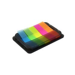 Jelölőcímke 12x50mm, 5x25lap, műanyag adagolóban Bluering® Író- irodaszer, papíráru Bluering
