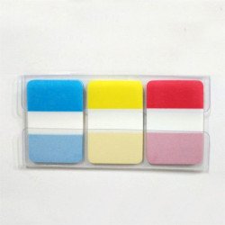 Jelölőcímke 25x38mm, 3x22lap, műanyag 3szín Bluering® Író- irodaszer, papíráru Bluering