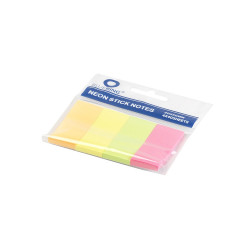 Jelölőcímke 20x50mm, 4x40lap, papír, vegyes neon színek Bluering® Író- irodaszer, papíráru Bluering