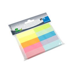 Jelölőcímke 15x50mm, 10x100lap, papír, Info Notes brilant mix vegyes színek Író- irodaszer, papíráru Info Notes