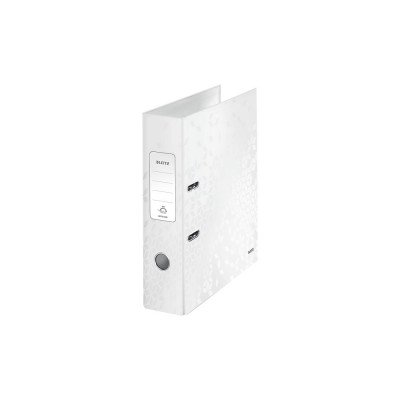 Iratrendező A4, 8cm, karton Leitz 180 Wow fehér Iratrendező A4, 8cm, karton Leitz 180 Wow fehér