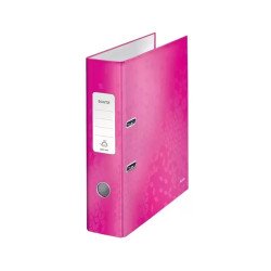 Iratrendező A4, 8cm, karton Leitz 180 Wow rózsaszín Író- irodaszer, papíráru Leitz