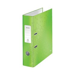 Iratrendező A4, 8cm, karton Leitz 180 Wow zöld Író- irodaszer, papíráru Leitz