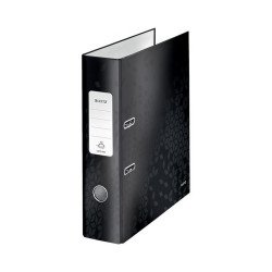 Iratrendező A4, 8cm, karton Leitz 180 Wow fekete Író- irodaszer, papíráru Leitz