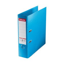 Iratrendező A4, 8cm, PP élvédő sínnel, Esselte Standard Plus Vivida kék Író- irodaszer, papíráru Esselte