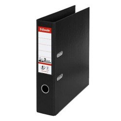 Iratrendező A4, 7,5cm, PP élvédő sínnel, Esselte Standard Vivida fekete Író- irodaszer, papíráru Esselte