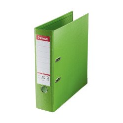Iratrendező A4, 8cm, PP élvédő sínnel, Esselte Standard Plus Vivida zöld Író- irodaszer, papíráru Esselte