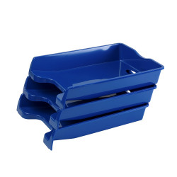 Irattálca műanyag 355, 355x255x60mm, Bluering®, kék Író- irodaszer, papíráru Bluering