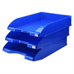 Irattálca műanyag 345, 345x255x65mm, Bluering®, kék Író- irodaszer, papíráru Bluering