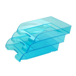 Irattálca műanyag 550 extra széles 345x270x67mm, Bluering®, kék Író- irodaszer, papíráru Bluering