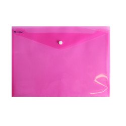 Irattartó tasak A4, PP patentos Bluering® transzparens piros Író- irodaszer, papíráru Bluering