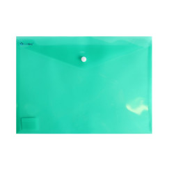 Irattartó tasak A4, PP patentos Bluering® transzparens zöld Író- irodaszer, papíráru Bluering