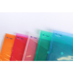Irattartó tasak A5, PP patentos Bluering® transzparens Író- irodaszer, papíráru Bluering