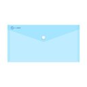 Irattartó tasak DL `csekk` patentos PP Bluering® transzparens kék