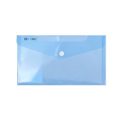 Irattartó tasak DL `csekk` patentos PP Bluering® transzparens kék Író- irodaszer, papíráru Bluering