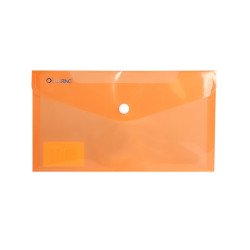 Irattartó tasak DL `csekk` patentos PP Bluering® transzparens narancs Író- irodaszer, papíráru Bluering
