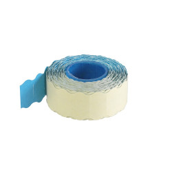 Árazószalag 22x12mm, stancolt 10 tekercs/csomag, Bluering® kék Író- irodaszer, papíráru Bluering