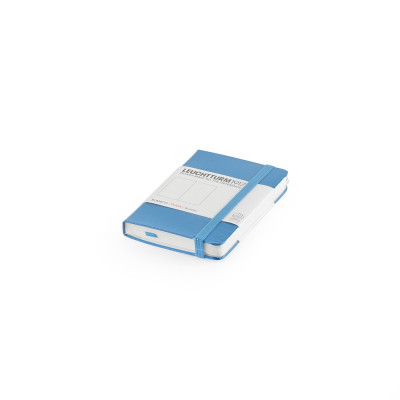 Notesz A7, sima mini Leuchtturm azurkék