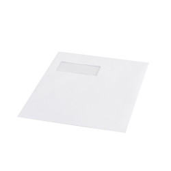Boríték TC/4 szilikonos bélésnyomott bal ablak 55x90 ablak oldalról 20mm felülről 57mm Bluering® fehér Író- irodaszer, papíráru Bluering